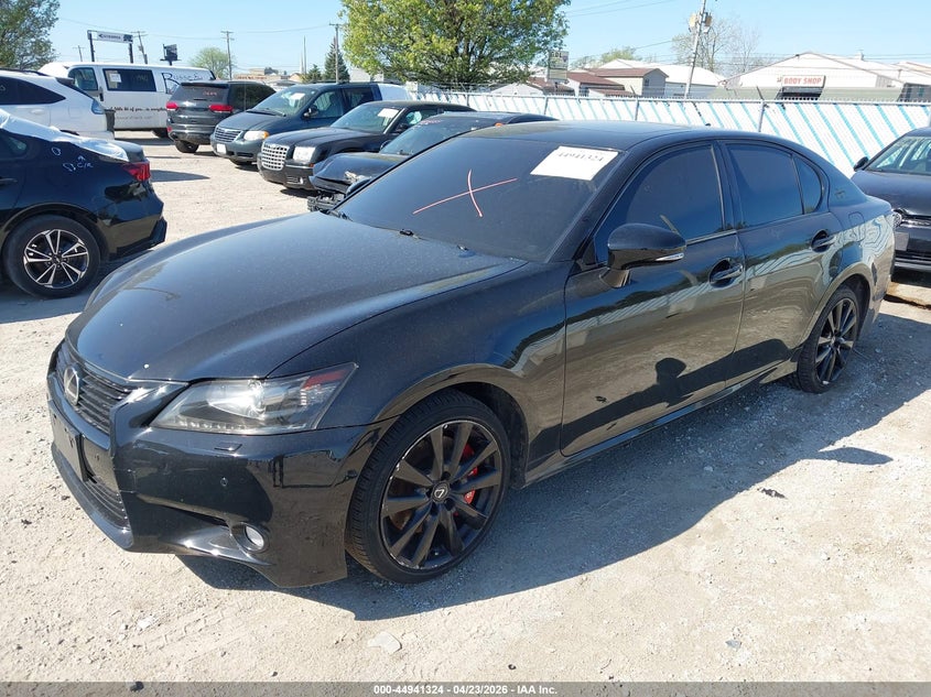 2013 Lexus Gs VIN JTHCE1BL4D5015068 IAAI salvage auction — RIGHT SIDE, Salvage Title, sold $2,925 on 2026-09-30 (photo 2)