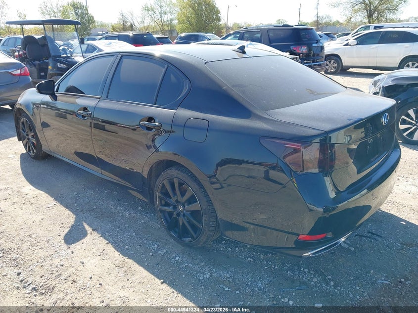 2013 Lexus Gs VIN JTHCE1BL4D5015068 IAAI salvage auction — RIGHT SIDE, Salvage Title, sold $2,925 on 2026-09-30 (photo 3)