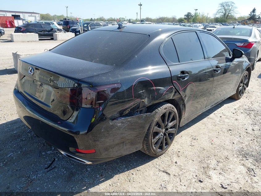 2013 Lexus Gs VIN JTHCE1BL4D5015068 IAAI salvage auction — RIGHT SIDE, Salvage Title, sold $2,925 on 2026-09-30 (photo 4)