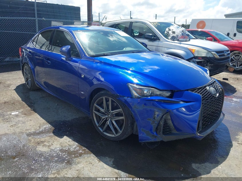2017 Lexus Is VIN JTHCM1D25H5020115 IAAI salvage auction — FRONT END, Salvage Title, sold $7,500 on 2026-07-23 (photo 1)