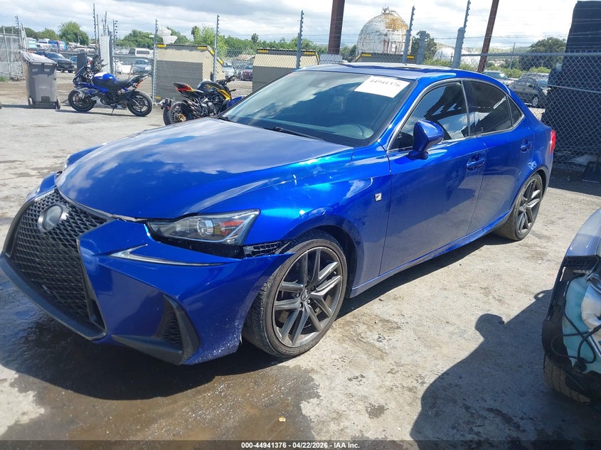 2017 Lexus Is VIN JTHCM1D25H5020115 IAAI salvage auction — FRONT END, Salvage Title, sold $7,500 on 2026-07-23 (photo 2)