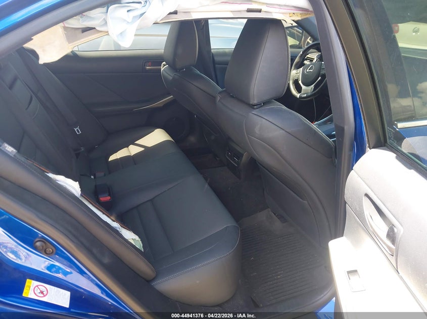 2017 Lexus Is VIN JTHCM1D25H5020115 IAAI salvage auction — FRONT END, Salvage Title, sold $7,500 on 2026-07-23 (photo 8)