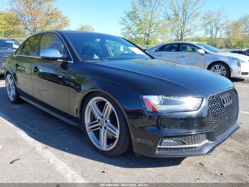 2015 Audi S4 VIN WAUBGAFL2FA076640 IAAI salvage auction — FRONT END, Salvage (New Jersey), sold $925 on 2026-07-29 (photo 1)