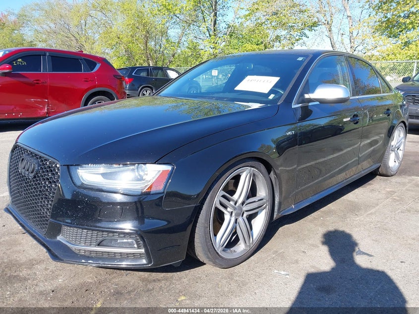 2015 Audi S4 VIN WAUBGAFL2FA076640 IAAI salvage auction — FRONT END, Salvage (New Jersey), sold $925 on 2026-07-29 (photo 2)
