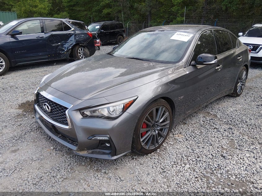 2020 Infiniti Q50 VIN JN1FV7AP8LM630672 IAAI salvage auction — THEFT, Salvage (North Carolina), sold $9,500 on 2026-07-10 (photo 6)