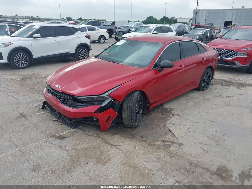 2025 Kia K5 VIN KNAG64J76S5273771 IAAI salvage auction — FRONT END, Salvage Title, sold $7,300 on 2026-07-30 (photo 2)