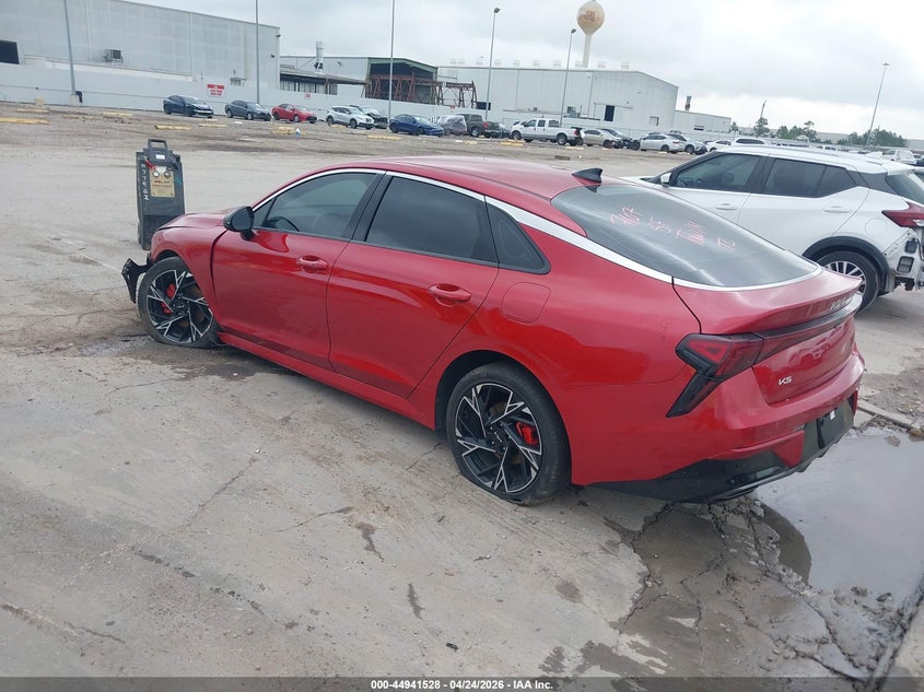 2025 Kia K5 VIN KNAG64J76S5273771 IAAI salvage auction — FRONT END, Salvage Title, sold $7,300 on 2026-07-30 (photo 3)