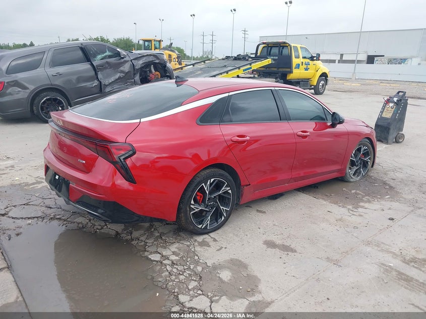 2025 Kia K5 VIN KNAG64J76S5273771 IAAI salvage auction — FRONT END, Salvage Title, sold $7,300 on 2026-07-30 (photo 4)