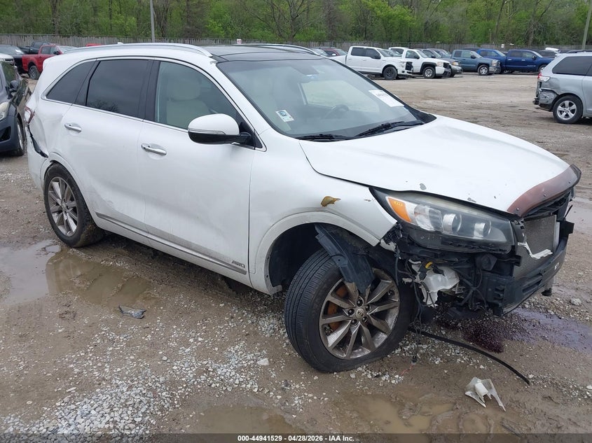 2016 Kia Sorento VIN 5XYPKDA52GG013010 IAAI salvage auction — FRONT END, Salvage (Illinois), sold $1,375 on 2026-07-07 (photo 1)