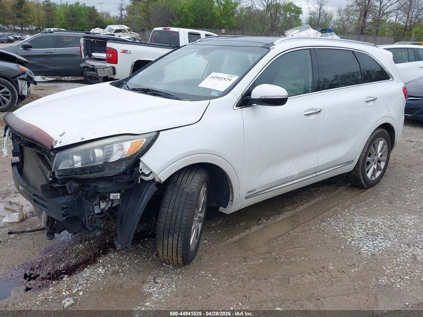 2016 Kia Sorento VIN 5XYPKDA52GG013010 IAAI salvage auction — FRONT END, Salvage (Illinois), sold $1,375 on 2026-07-07 (photo 2)