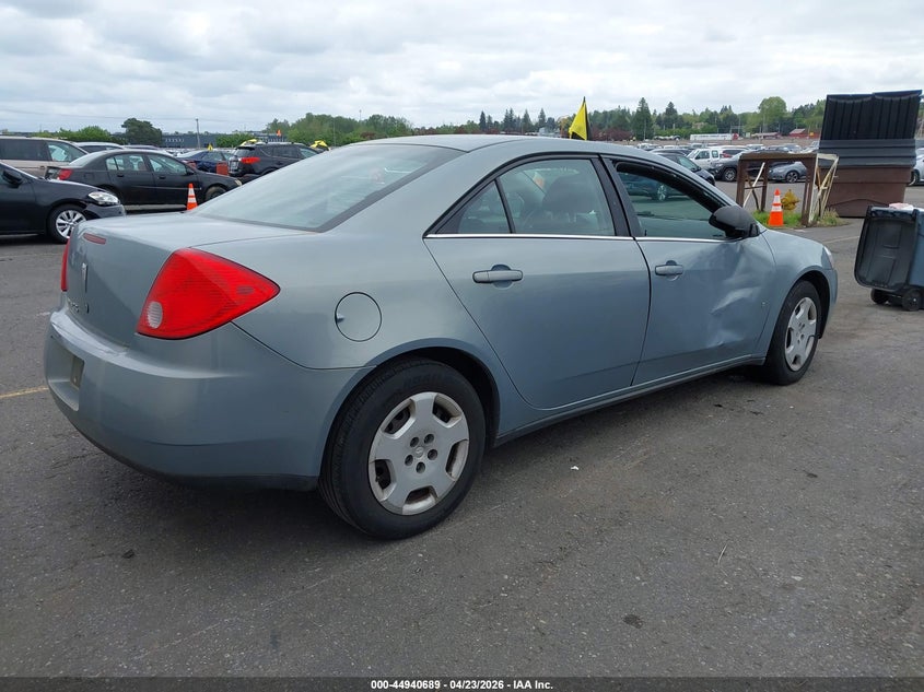 2008 Pontiac G6 VIN 1G2ZF57B684201274 IAAI salvage auction — RIGHT SIDE, Salvage (Oregon), sold $325 on 2026-07-09 (photo 4)