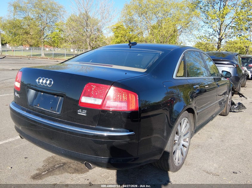 2006 Audi A8 VIN WAUML44E86N019619 IAAI salvage auction — FRONT END, Salvage (New Jersey), sold $25 on 2026-07-20 (photo 4)