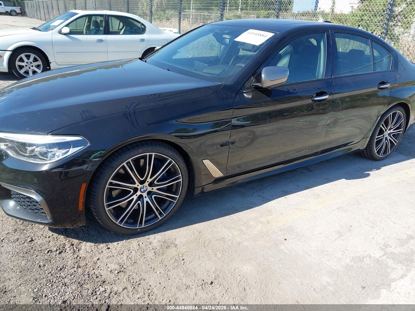 2018 BMW 5er VIN WBAJB9C51JB035160 IAAI salvage auction — LEFT SIDE, Rebuildable (Florida), sold $10,500 on 2026-07-08 (photo 6)