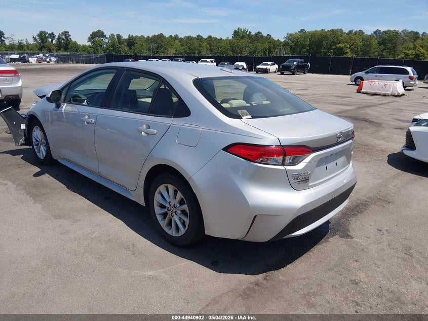 2020 Toyota Corolla VIN JTDHPRAE6LJ074132 IAAI salvage auction — FRONT END, Salvage (South Carolina), sold $2,575 on 2026-07-29 (photo 3)