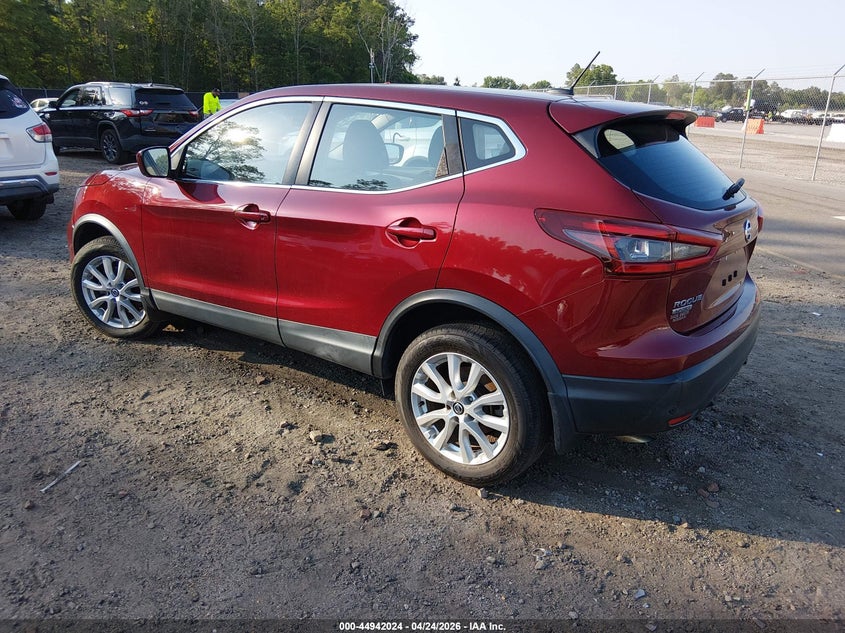 2020 Nissan Rogue VIN JN1BJ1CV6LW273869 IAAI salvage auction — RIGHT SIDE, Salvage Title, sold $2,600 on 2026-07-22 (photo 3)