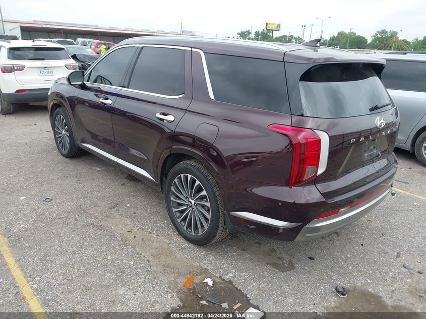 2024 Hyundai Palisade VIN KM8R74GE7RU807239 IAAI salvage auction — FRONT END, Salvage Title, sold $15,075 on 2026-07-22 (photo 3)