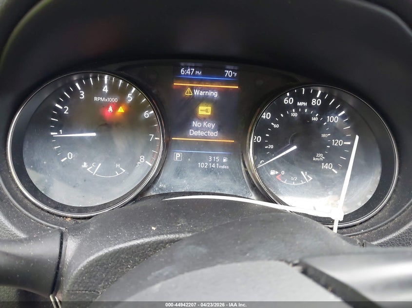 2018 Nissan Rogue VIN JN8AT2MVXJW312603 IAAI salvage auction — FRONT & REAR, Wait Title, sold $2,700 on 2026-07-07 (photo 7)