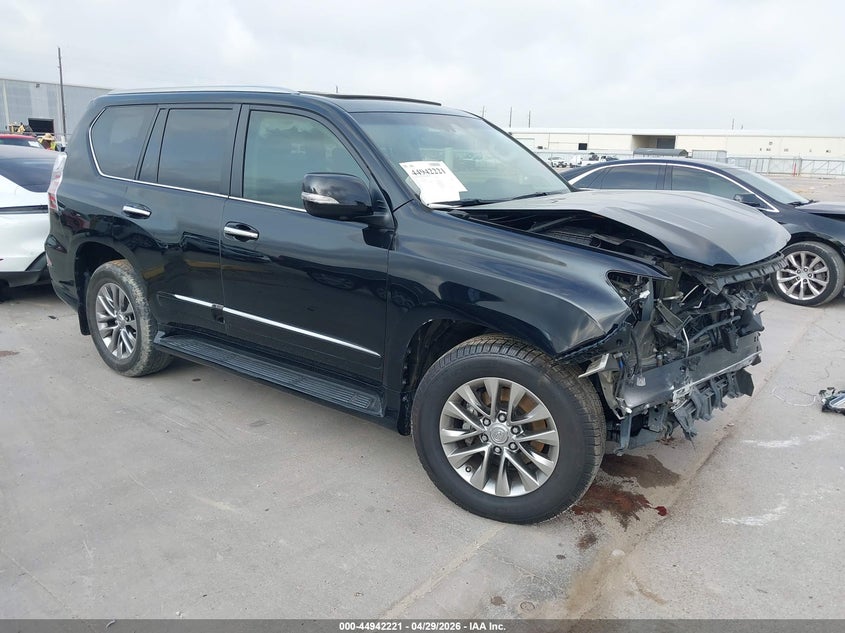 2018 Lexus Gx VIN JTJJM7FX6J5197084 IAAI salvage auction — FRONT END, Salvage (Texas), sold $10,750 on 2026-07-23 (photo 1)