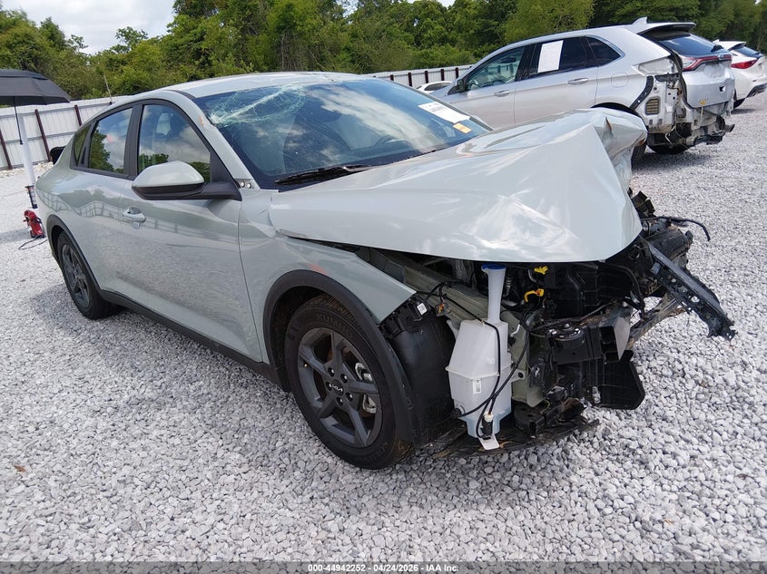 2025 Kia K4 VIN 3KPFT4DE3SE249983 IAAI salvage auction — FRONT END, Salvage (Alabama), sold $2,700 on 2026-07-09 (photo 1)