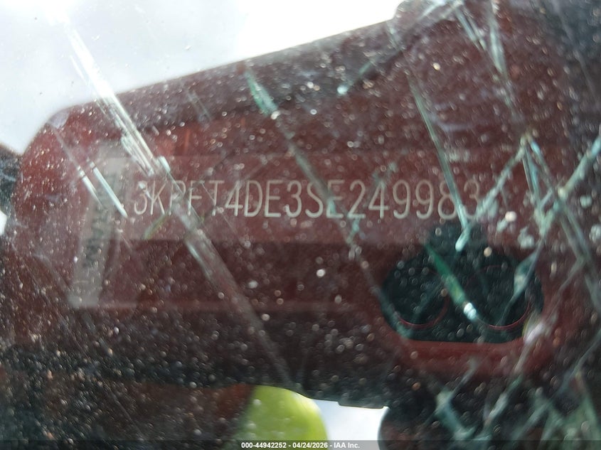 2025 Kia K4 VIN 3KPFT4DE3SE249983 IAAI salvage auction — FRONT END, Salvage (Alabama), sold $2,700 on 2026-07-09 (photo 9)