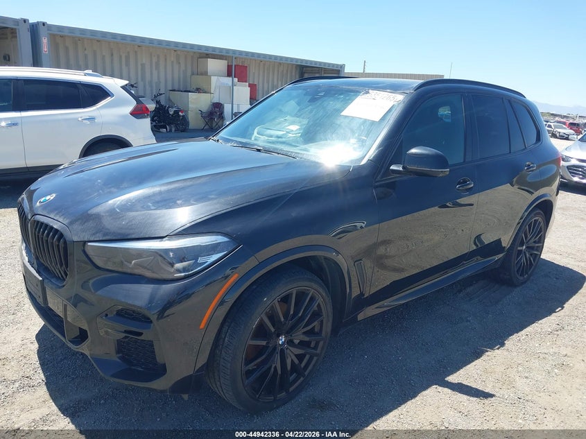 2023 BMW X5 VIN 5UXCR6C02P9N48507 IAAI salvage auction — RIGHT FRONT, Wait Title, sold $22,800 on 2026-07-16 (photo 2)