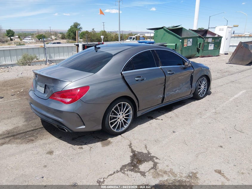 2016 Mercedes-benz Cla-klasse VIN WDDSJ4EB9GN292340 IAAI salvage auction — RIGHT SIDE, Salvage (New Mexico), sold $1,400 on 2026-07-27 (photo 4)