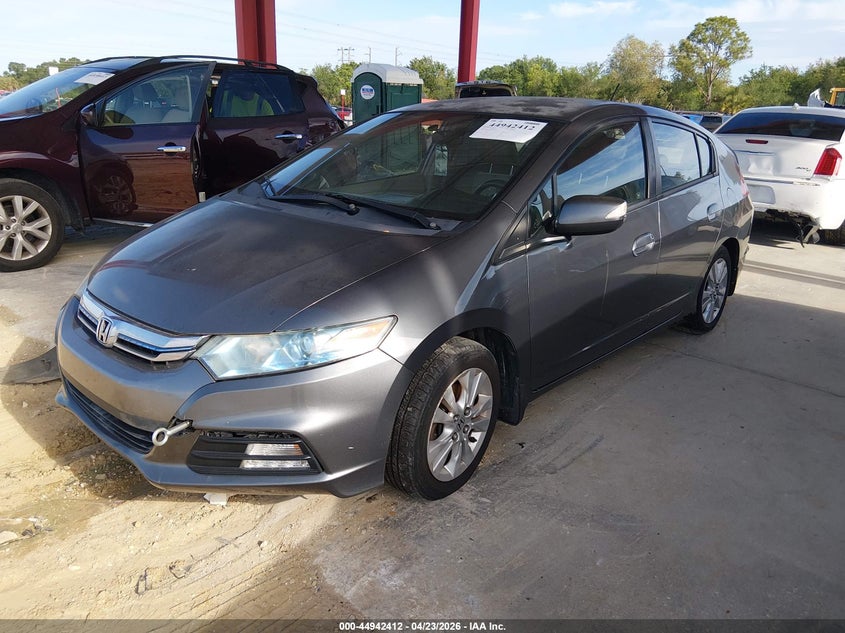 2012 Honda Insight VIN JHMZE2H72CS001700 IAAI salvage auction — NORMAL WEAR, Salvage Title, sold $350 on 2026-07-21 (photo 2)