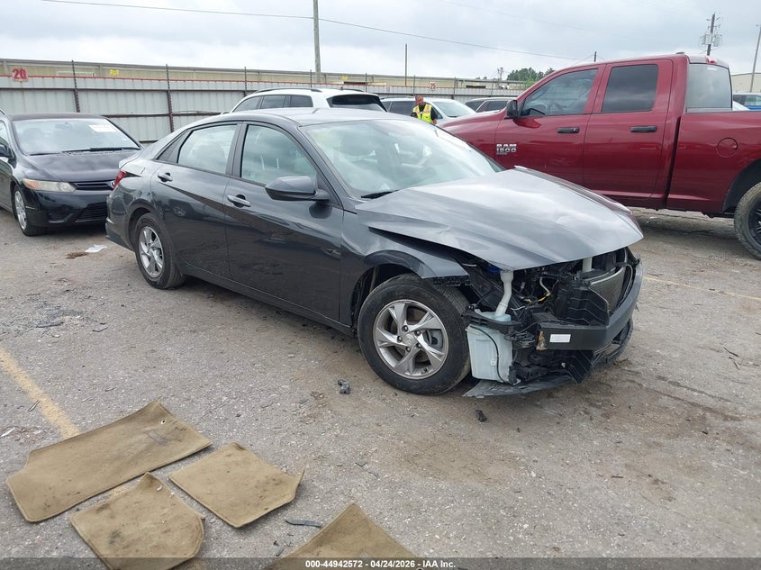 2021 Hyundai Elantra VIN 5NPLL4AG5MH016405 IAAI salvage auction — FRONT & REAR, Original (Texas), sold $2,250 on 2026-07-15 (photo 1)