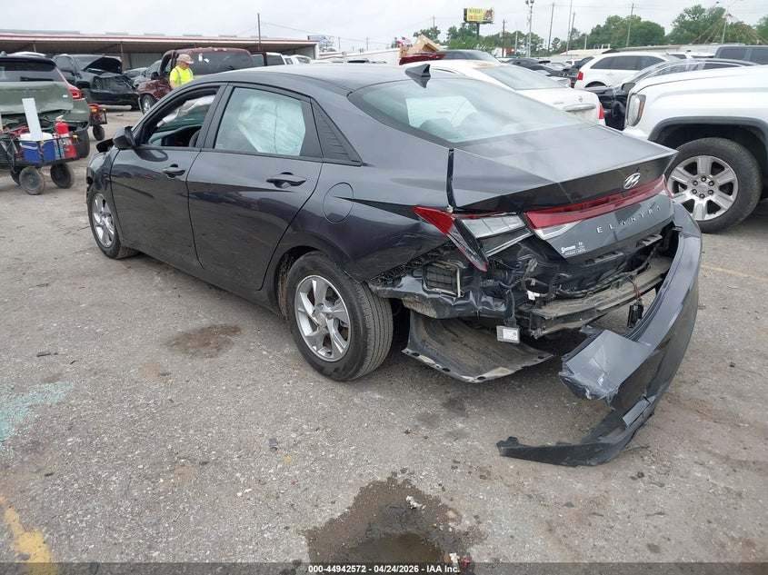 2021 Hyundai Elantra VIN 5NPLL4AG5MH016405 IAAI salvage auction — FRONT & REAR, Original (Texas), sold $2,250 on 2026-07-15 (photo 3)