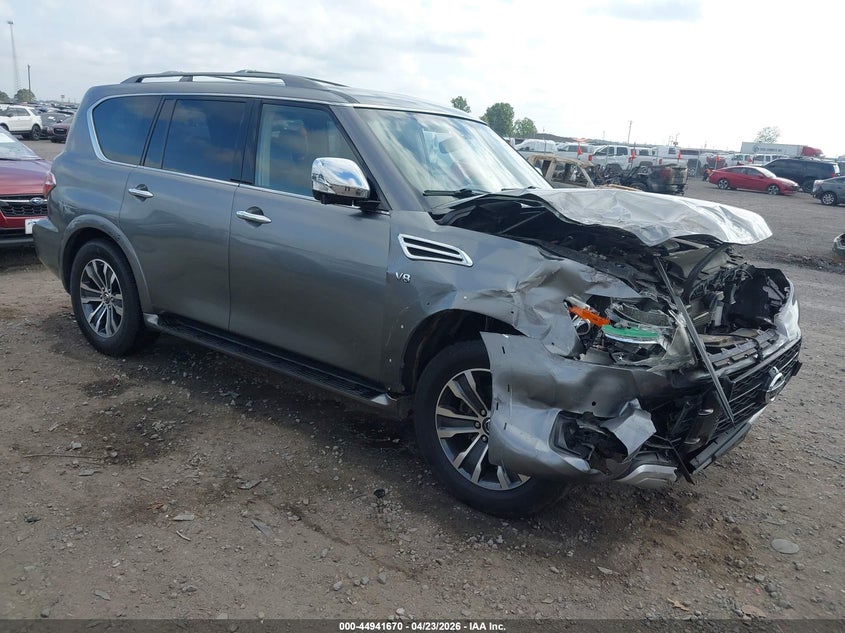 2017 Nissan Armada VIN JN8AY2ND0H9008521 IAAI salvage auction — FRONT END, Clear (Arkansas), sold $1,950 on 2026-07-08 (photo 1)