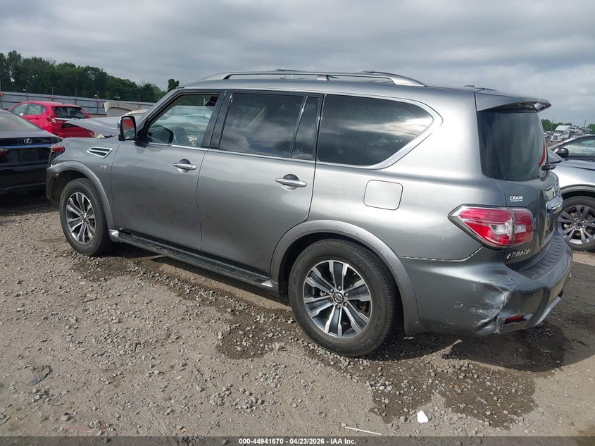 2017 Nissan Armada VIN JN8AY2ND0H9008521 IAAI salvage auction — FRONT END, Clear (Arkansas), sold $1,950 on 2026-07-08 (photo 3)
