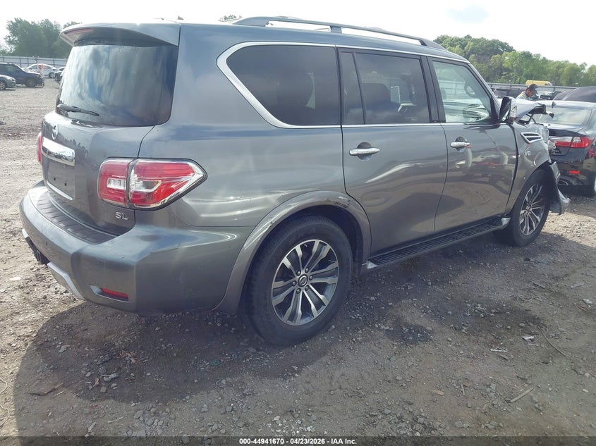 2017 Nissan Armada VIN JN8AY2ND0H9008521 IAAI salvage auction — FRONT END, Clear (Arkansas), sold $1,950 on 2026-07-08 (photo 4)
