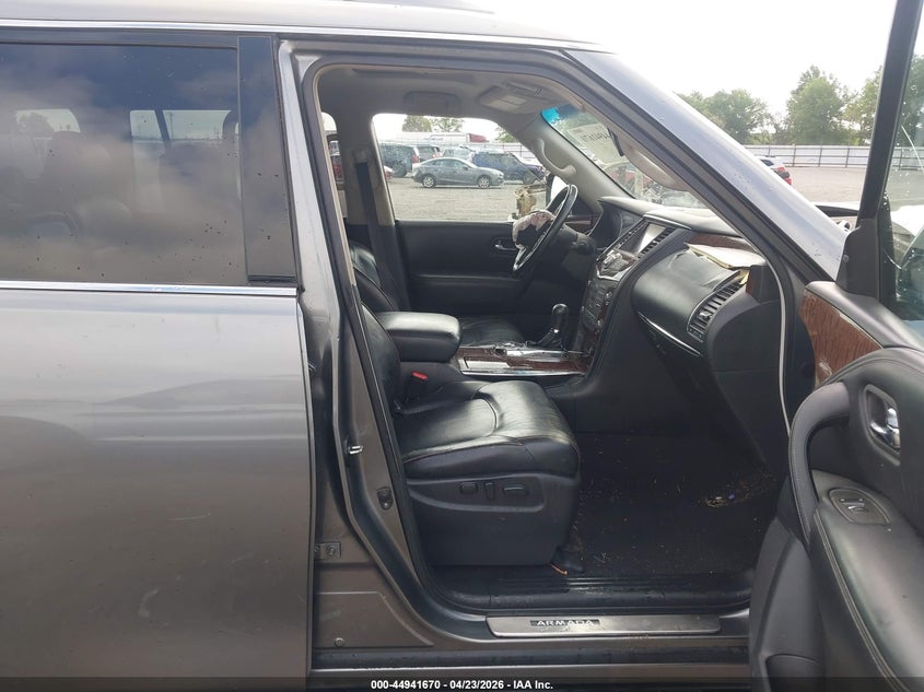 2017 Nissan Armada VIN JN8AY2ND0H9008521 IAAI salvage auction — FRONT END, Clear (Arkansas), sold $1,950 on 2026-07-08 (photo 5)