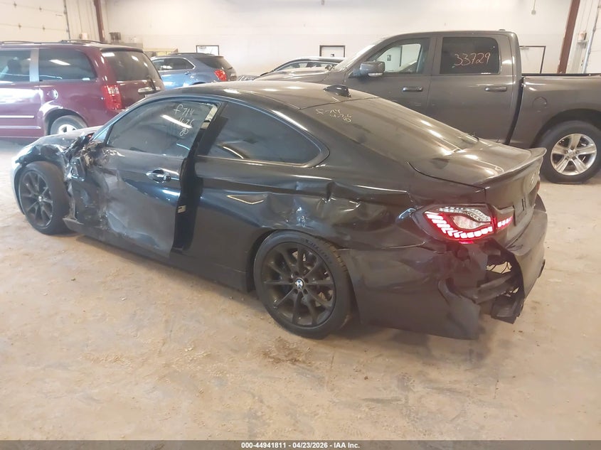 2014 BMW 4er VIN WBA3R1C5XEK190303 IAAI salvage auction — LEFT SIDE, Wait Title, sold $3,600 on 2026-08-12 (photo 3)