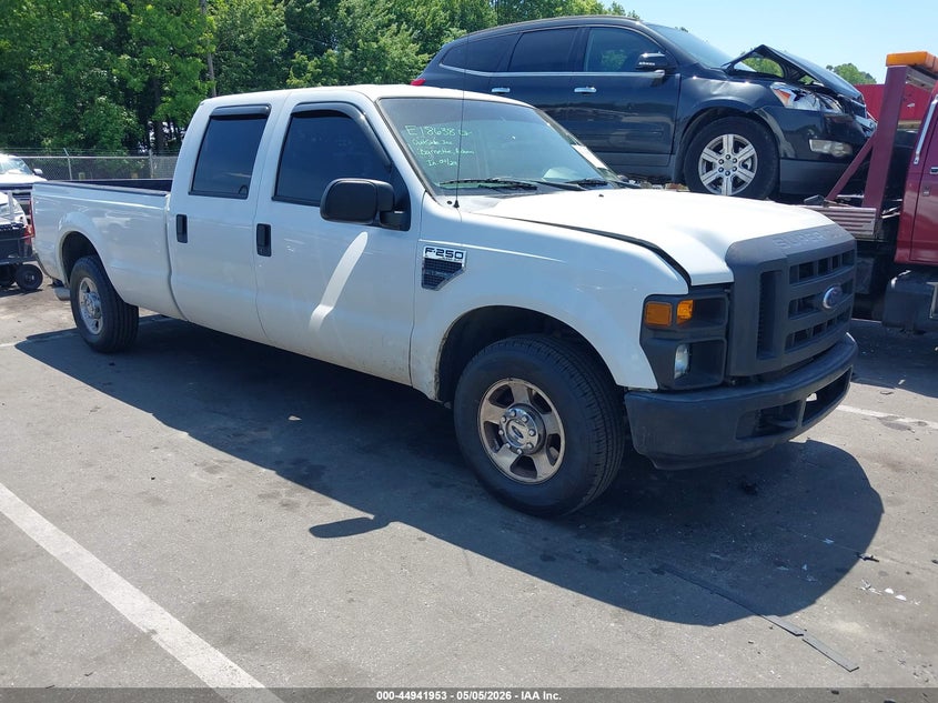 2008 Ford F250 VIN 1FTSW20548EE18638 IAAI salvage auction — LEFT SIDE, Salvage (North Carolina), sold $1,450 on 2026-07-09 (photo 1)