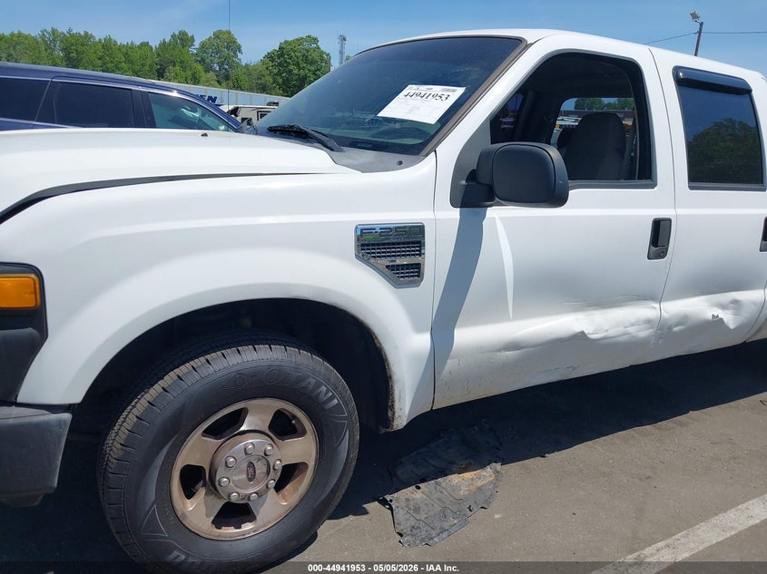 2008 Ford F250 VIN 1FTSW20548EE18638 IAAI salvage auction — LEFT SIDE, Salvage (North Carolina), sold $1,450 on 2026-07-09 (photo 6)
