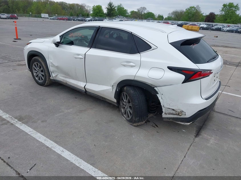 2017 Lexus Nx VIN JTJBARBZ3H2096936 IAAI salvage auction — FRONT & REAR, Clear (Indiana), sold $6,500 on 2026-07-10 (photo 3)