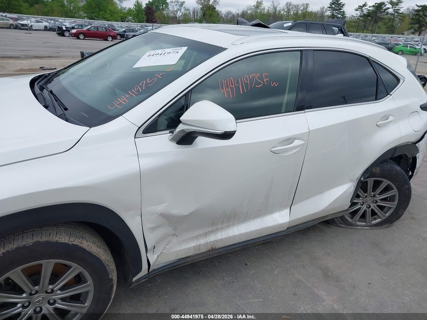 2017 Lexus Nx VIN JTJBARBZ3H2096936 IAAI salvage auction — FRONT & REAR, Clear (Indiana), sold $6,500 on 2026-07-10 (photo 6)