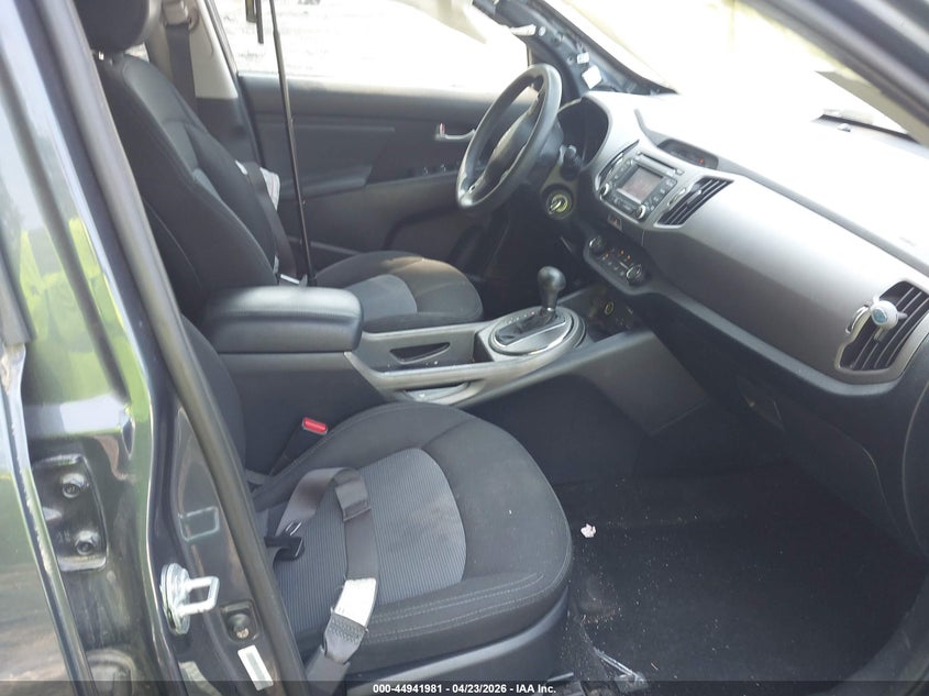 2014 Kia Sportage VIN KNDPB3AC0E7557105 IAAI salvage auction — LEFT FRONT, Salvage (South Carolina), sold $1,250 on 2026-07-28 (photo 5)