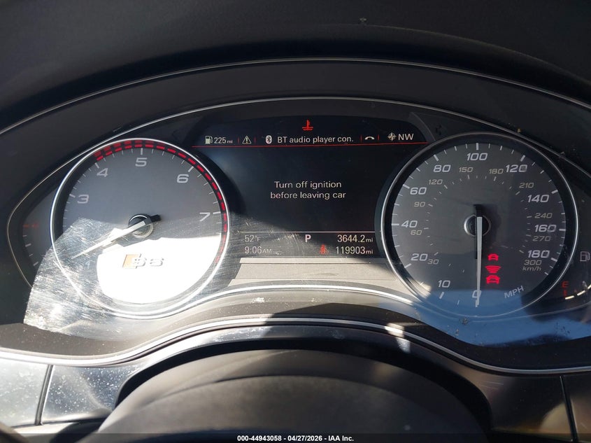 2016 Audi S6 VIN WAUF2AFC4GN171999 IAAI salvage auction — FRONT END, Salvage (Rhode Island), sold $1,250 on 2026-07-28 (photo 7)