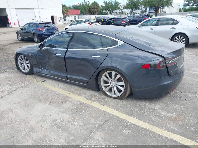 2016 Tesla Model s VIN 5YJSA1E29GF145331 IAAI salvage auction — LEFT SIDE, Clear (Florida), sold $2,100 on 2026-07-08 (photo 3)