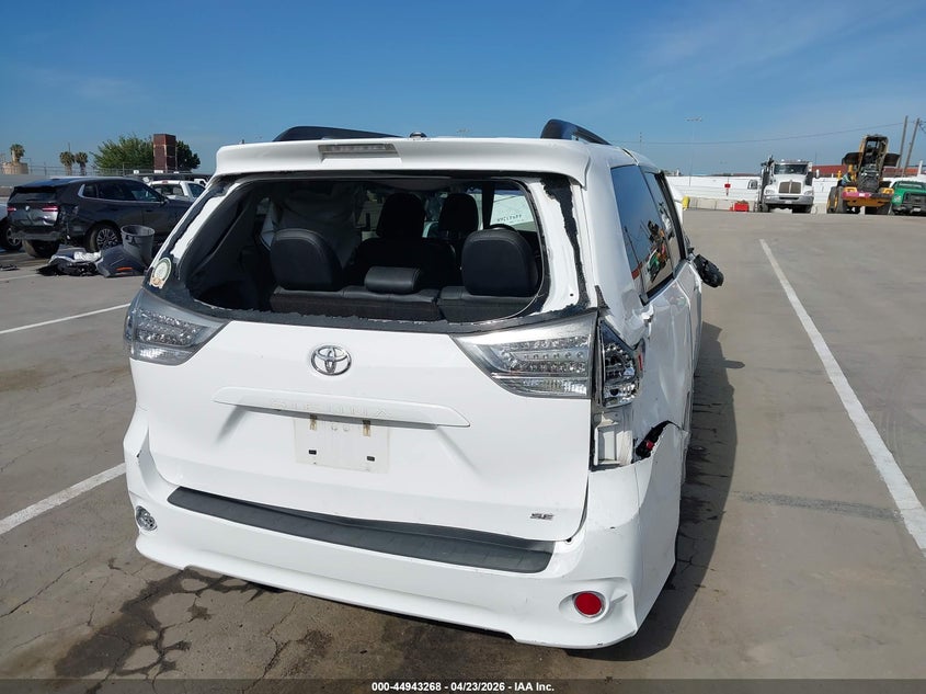 2016 Toyota Sienna VIN 5TDXK3DC6GS725219 IAAI salvage auction — FRONT & REAR, Salvage (California), sold $1,800 on 2026-07-08 (photo 6)