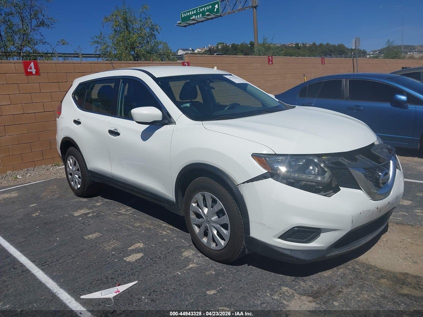 2016 Nissan Rogue VIN KNMAT2MT2GP699712 IAAI salvage auction — FRONT END, Salvage (California), sold $2,350 on 2026-07-08 (photo 1)