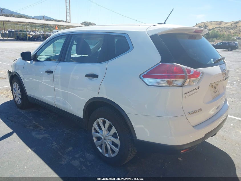 2016 Nissan Rogue VIN KNMAT2MT2GP699712 IAAI salvage auction — FRONT END, Salvage (California), sold $2,350 on 2026-07-08 (photo 3)