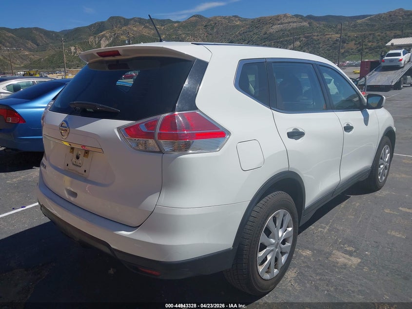 2016 Nissan Rogue VIN KNMAT2MT2GP699712 IAAI salvage auction — FRONT END, Salvage (California), sold $2,350 on 2026-07-08 (photo 4)