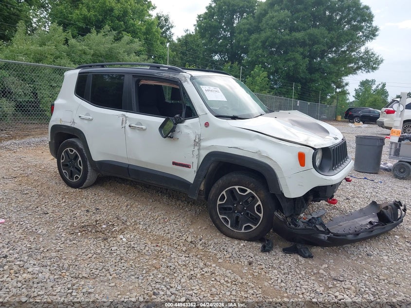 2017 Jeep Renegade VIN ZACCJBCBXHPE41708 IAAI salvage auction — ROLLOVER, Salvage Title, sold $500 on 2026-07-06 (photo 1)