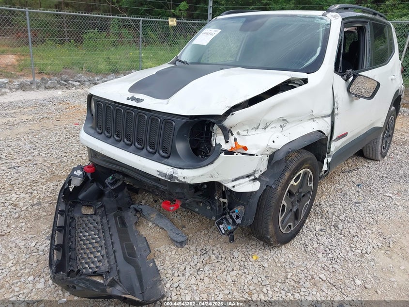 2017 Jeep Renegade VIN ZACCJBCBXHPE41708 IAAI salvage auction — ROLLOVER, Salvage Title, sold $500 on 2026-07-06 (photo 6)