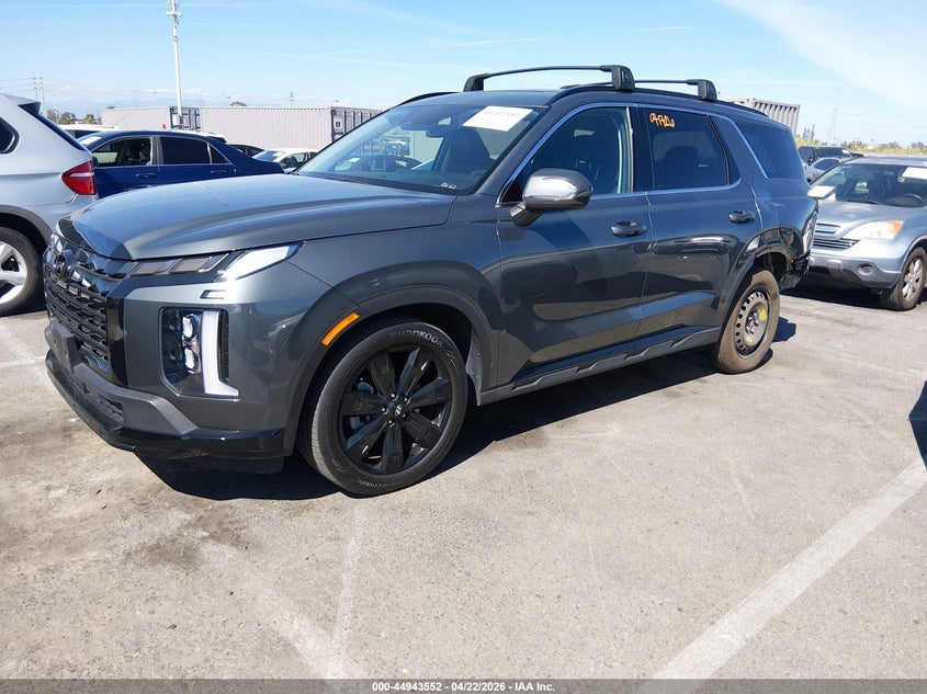 2024 Hyundai Palisade VIN KM8R34GE9RU688170 IAAI salvage auction — LEFT REAR, Salvage (California), sold $12,225 on 2026-07-29 (photo 2)