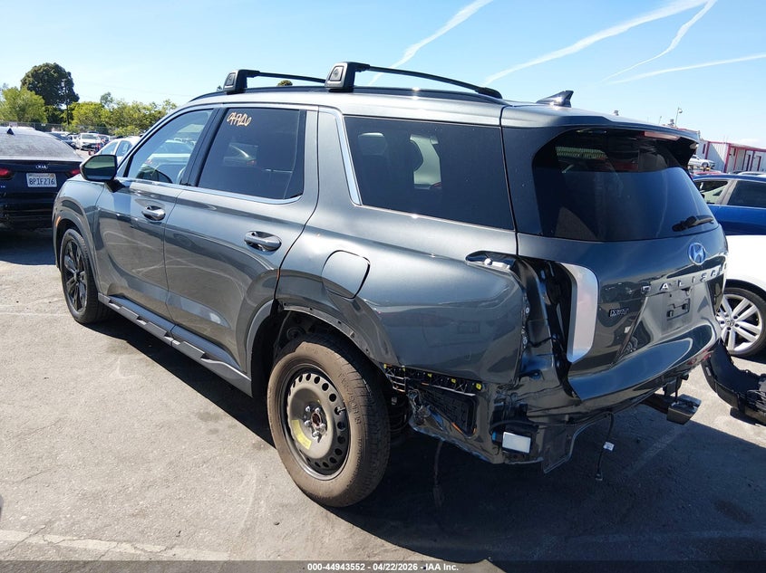 2024 Hyundai Palisade VIN KM8R34GE9RU688170 IAAI salvage auction — LEFT REAR, Salvage (California), sold $12,225 on 2026-07-29 (photo 3)