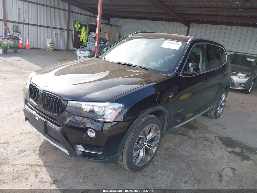 2016 BMW X3 VIN 5UXWX9C55G0D64489 IAAI salvage auction — RIGHT SIDE, Salvage (California), sold $2,750 on 2026-07-09 (photo 2)